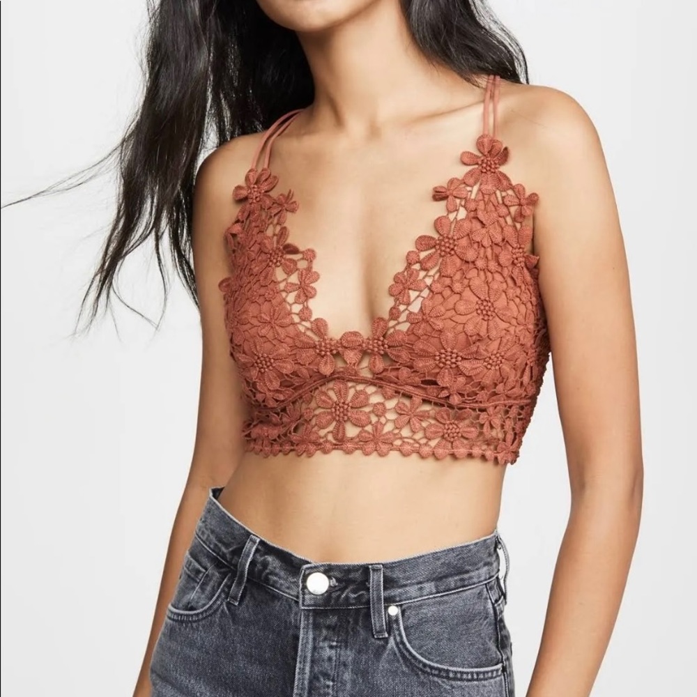 Free People Miss Dazie Terracotta Bralette